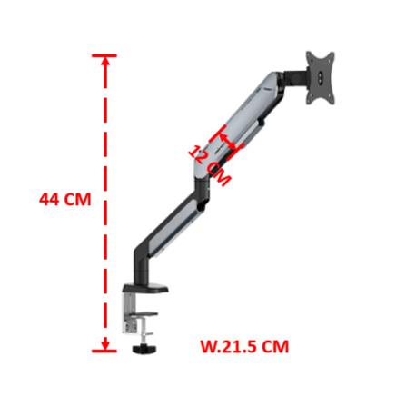 แขนจับจอมอนิเตอร์ 1 แขน ANDA SEAT A9 สีเทา_4