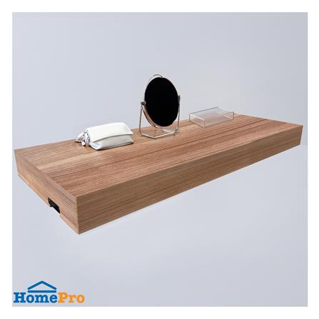 แผ่นชั้นไม้ซ่อนขาพร้อมไฟ STACKO LUMIFLEX 80X24X5 ซม. สีดาร์ค วอลนัท_6