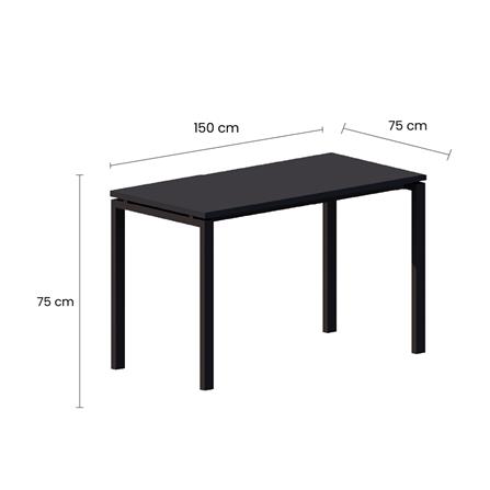 โต๊ะอเนกประสงค์ OFFICEINTREND NEWTRON BL-B 150 ซม. สีดำ_2