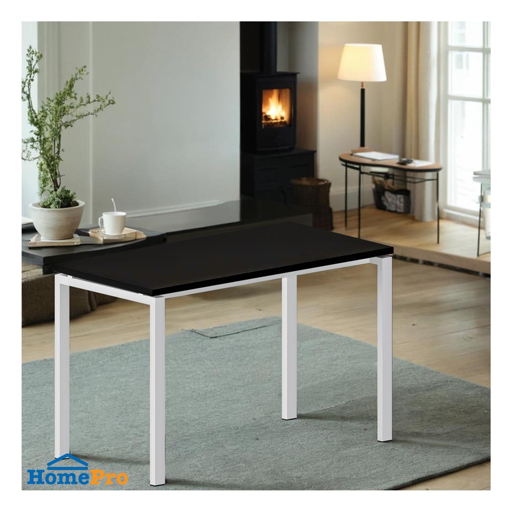 โต๊ะอเนกประสงค์ OFFICEINTREND NEWTRON WL-BLACK 120 ซม. สีดำ/ขาว