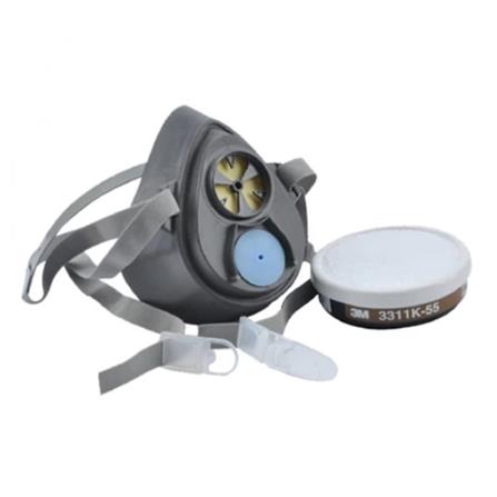 หน้ากากครึ่งหน้าไส้กรองเดี่ยว 3M 3200-55_0