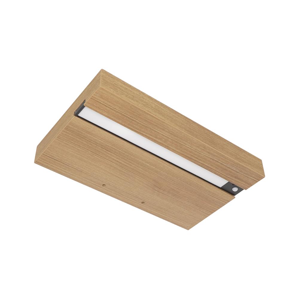 แผ่นชั้นไม้ซ่อนขาพร้อมไฟ STACKO LUMIFLEX 40X24X5 ซม. สีดาร์ค วอลนัท