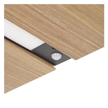 แผ่นชั้นไม้ซ่อนขาพร้อมไฟ STACKO LUMIFLEX 40X24X5 ซม. สีดาร์ค วอลนัท_4