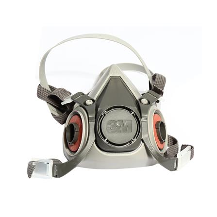 หน้ากากครึ่งหน้าไส้กรองคู่ขนาดกลาง 3M 6200 (M)_0
