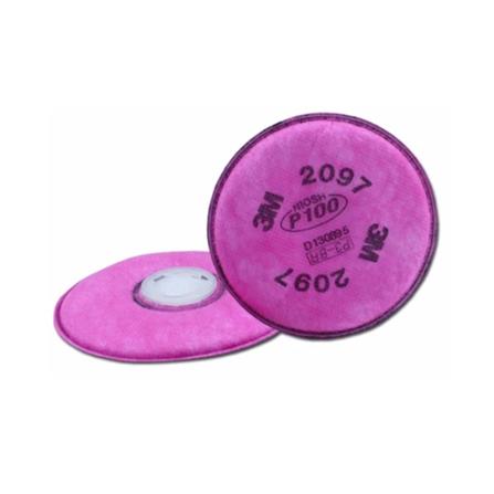 แผ่นกรองไอระเหยสารอินทรีย์ 3M 2097 P100_1