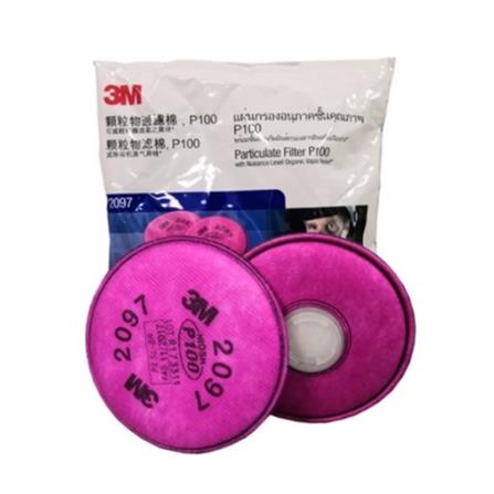 แผ่นกรองไอระเหยสารอินทรีย์ 3M 2097 P100_3
