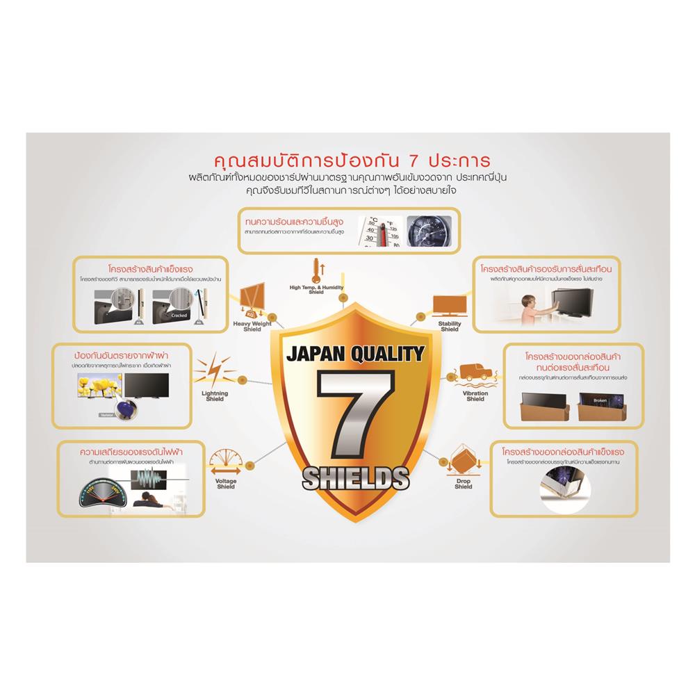 ทีวีแอลอีดี 43 นิ้ว SHARP (FULL HD, LED, SMART TV) 2T-C43GF2000X