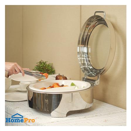 อ่างอุ่นถาดเซรามิกกลม 2 ช่อง ฝากระจกไฮดรอลิก 5.5 ลิตร KECH_4