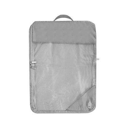 ชุดกระเป๋าจัดระเบียบ 2 ซิป PLIM JOURNEY สีเทา (ชุด 3 ชิ้น)_1