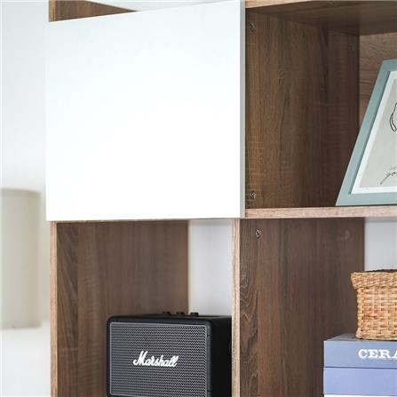 ชั้นวางของหน้าบานผสม LOOMS REINA 19214173 120 ซม. สีไม้อ่อน_3