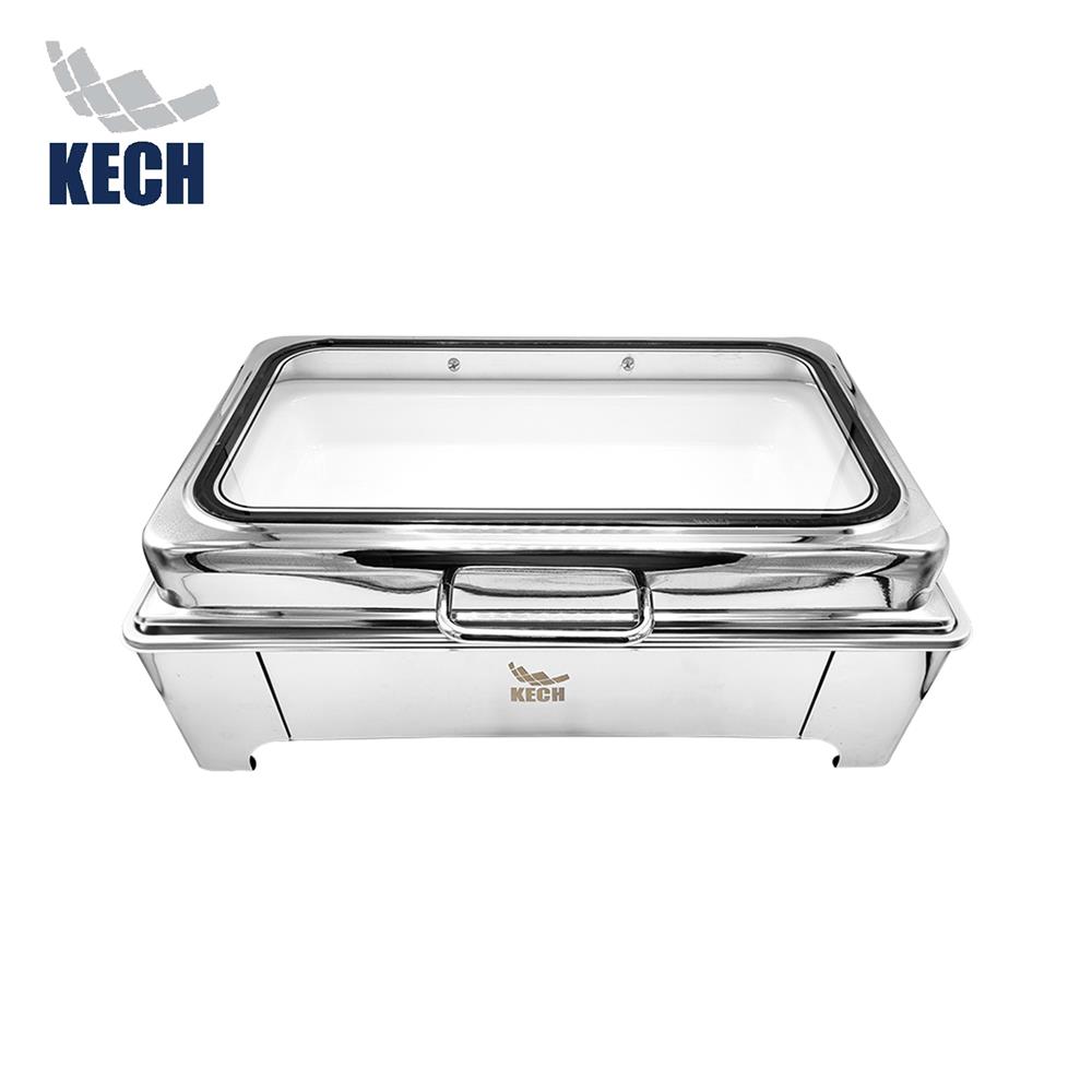 อ่างอุ่นถาดเซรามิกเหลี่ยม ฝากระจกไฮดรอลิก 9 ลิตร KECH_0