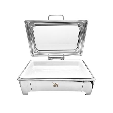 อ่างอุ่นถาดเซรามิกเหลี่ยม ฝากระจกไฮดรอลิก 9 ลิตร KECH_2