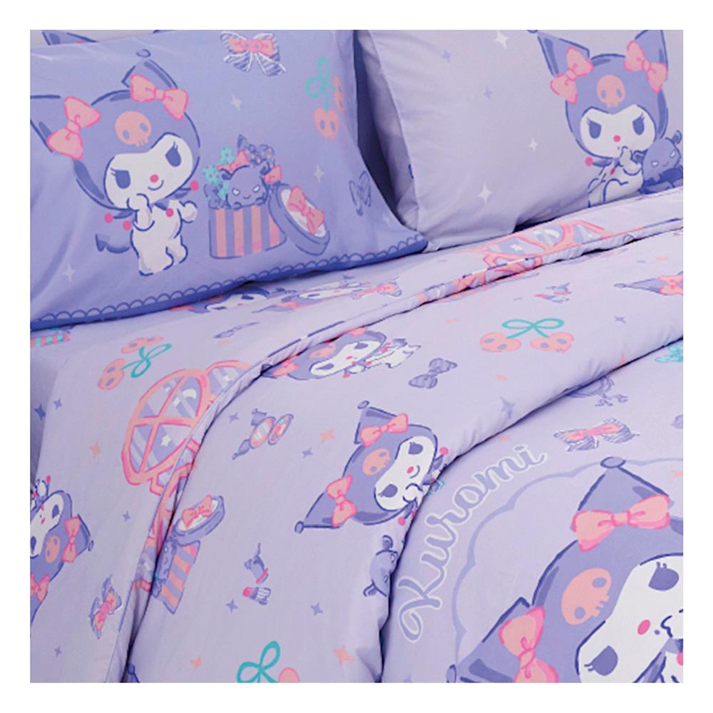 ชุดผ้าปูที่นอน 5 ฟุต 5 ชิ้น FOUNTAIN KUROMI 70107-FTC154