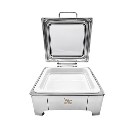 อ่างอุ่นถาดเซรามิกเหลี่ยม ฝากระจกไฮดรอลิก 6 ลิตร KECH_2