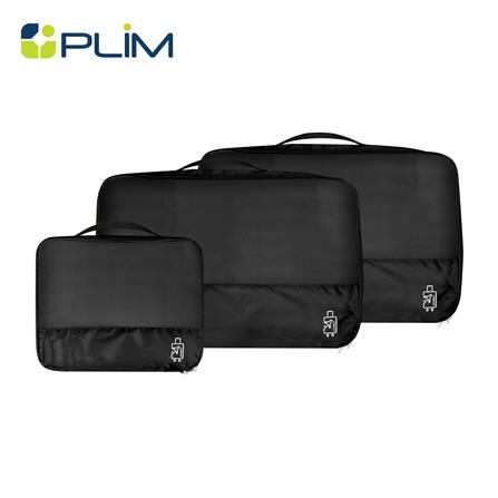 ชุดกระเป๋าจัดระเบียบ PLIM JOURNEY สีดำ (ชุด 3 ชิ้น)_0