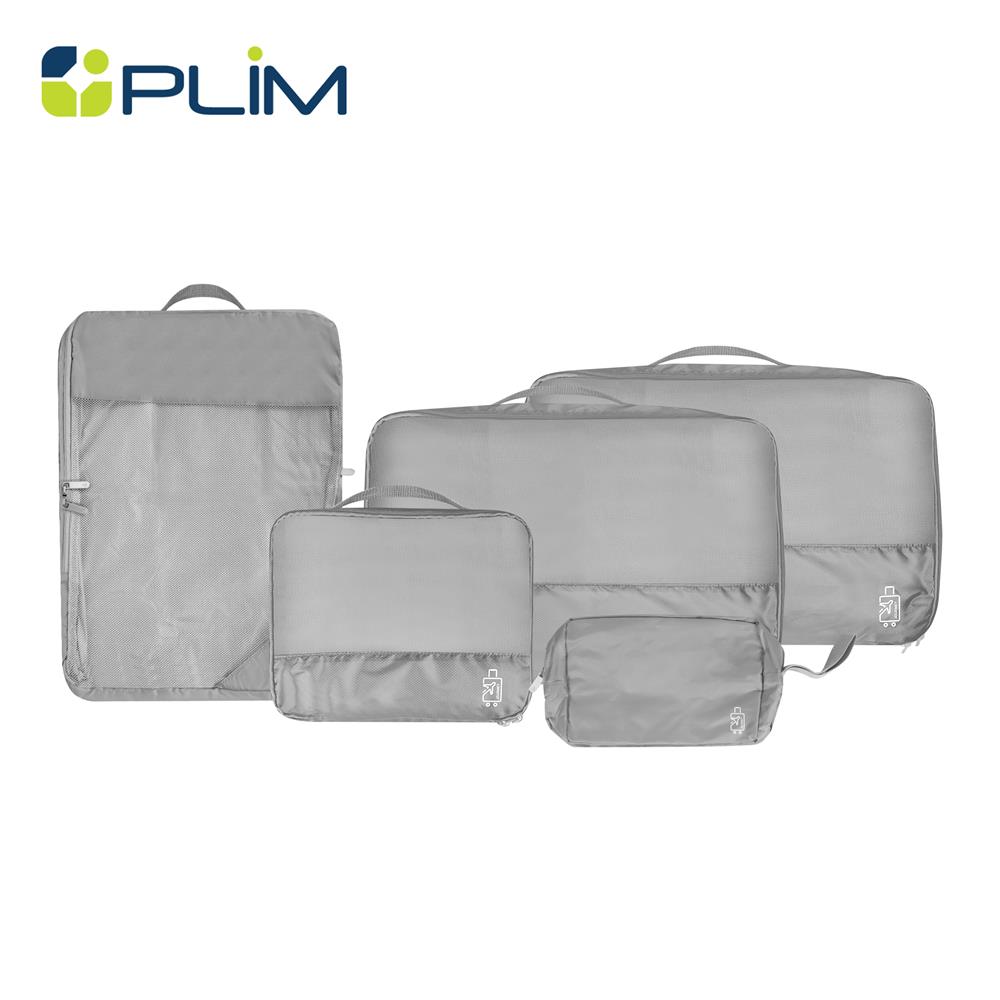 ชุดกระเป๋าจัดระเบียบ PLIM JOURNEY สีเทา (ชุด 5 ชิ้น)