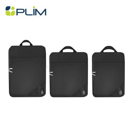 ชุดกระเป๋าจัดระเบียบ 2 ซิป PLIM JOURNEY สีดำ (ชุด 3 ชิ้น)_0