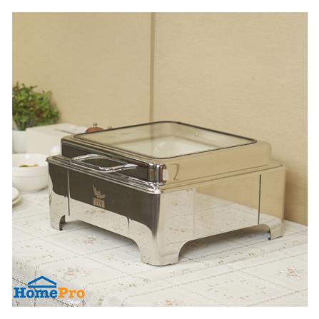 อ่างอุ่นถาดเซรามิกเหลี่ยม 2 ช่อง ฝากระจกไฮดรอลิก 5.5 ลิตร KECH_4