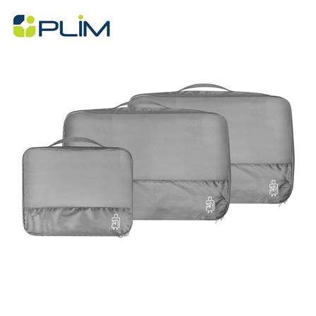 ชุดกระเป๋าจัดระเบียบ PLIM JOURNEY สีเทา (ชุด 3 ชิ้น)_0