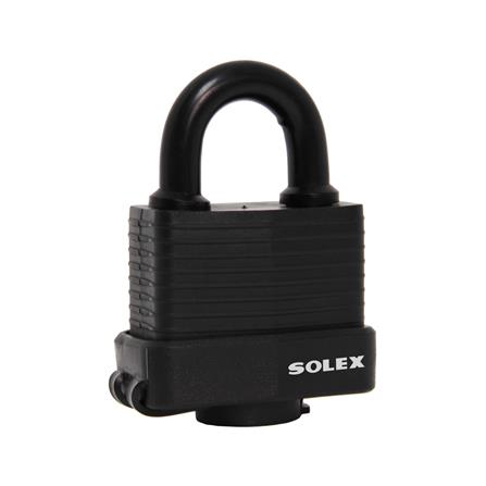 กุญแจสปริง SOLEX LM40WP 40 มม. สีดำ_0