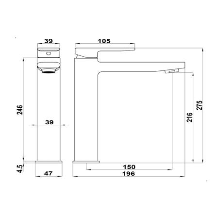 ก๊อกอ่างล้างหน้าเดี่ยว RASLAND RA A114-A11441-V_5
