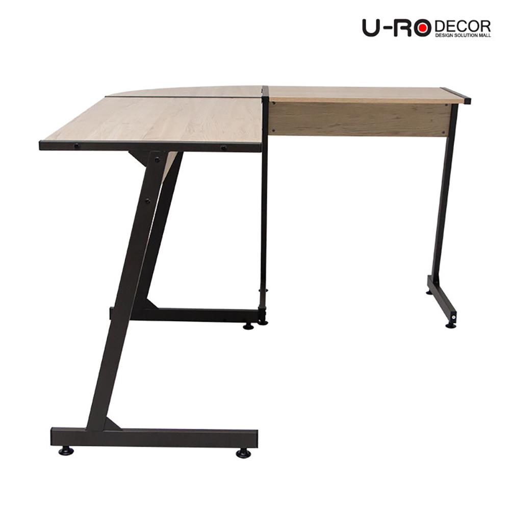 โต๊ะทำงาน U-RODECOR L-SHAPED PLUS 147 ซม. สีโอ๊ค