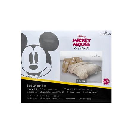 ชุดผ้าปูที่นอน 5 ฟุต 5 ชิ้น FOUNTAIN MICKEY MOUSE 70107-FTC152_3