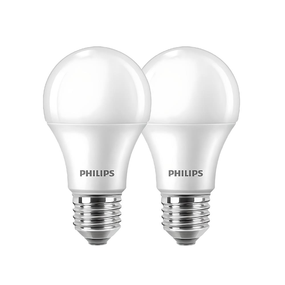 หลอด LED PHILIPS A60 14.5 วัตต์ DAYLIGHT E27 แพ็ก 2 ชิ้น