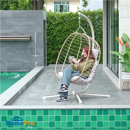 เก้าอี้โยก 1 ที่นั่ง SPRING ALVIS สีเบจ_6