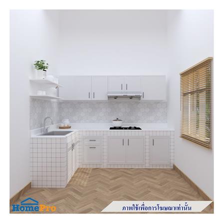 ตู้แขวนคู่ MJ SLIM SHAKER 80x40 ซม. สี WHITE PEARL_2