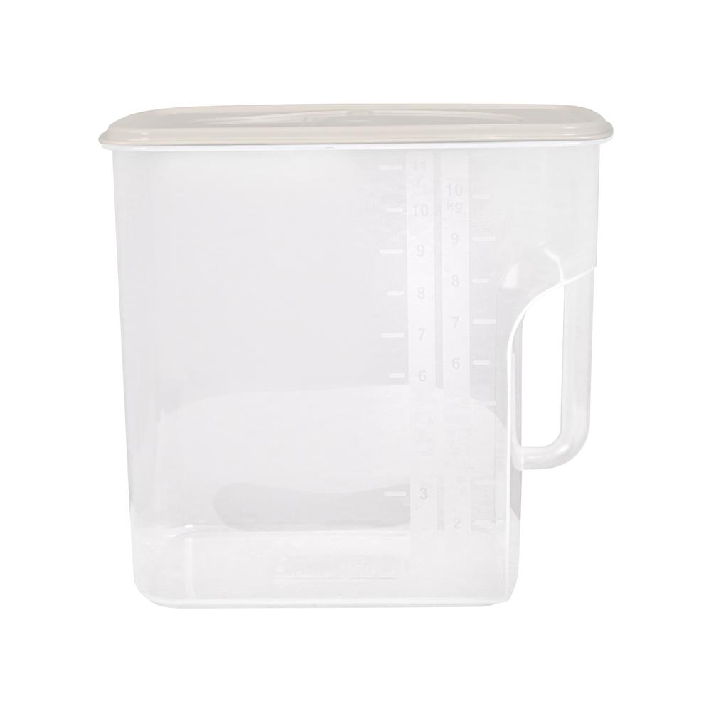 กล่องข้าวสารอเนกประสงค์มีหูจับ 11 กก. KECH สีขาว/ครีม