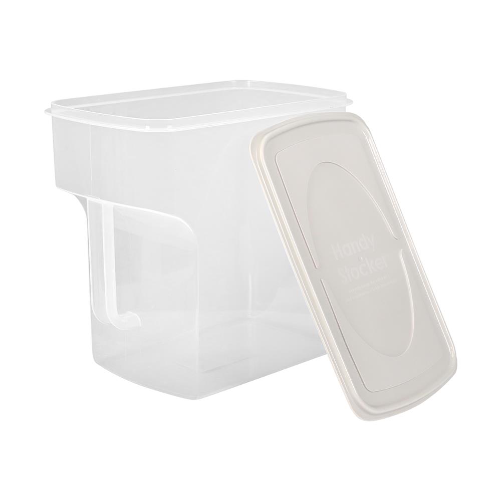 กล่องข้าวสารอเนกประสงค์มีหูจับ 11 กก. KECH สีขาว/ครีม