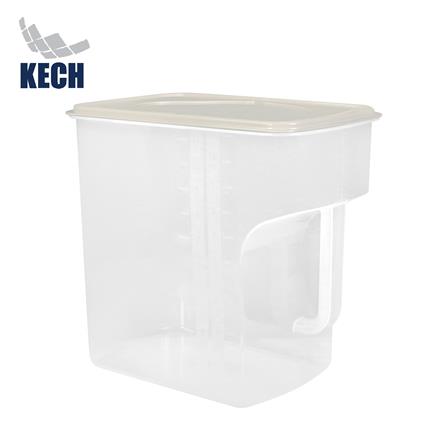 กล่องข้าวสารอเนกประสงค์มีหูจับ 11 กก. KECH สีขาว/ครีม_0