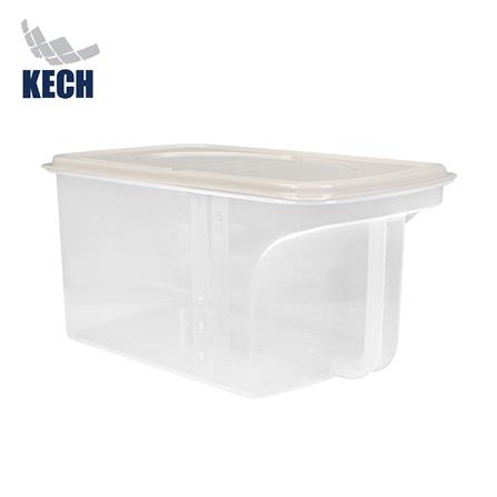 กล่องข้าวสารอเนกประสงค์มีหูจับ 6 กก. KECH สีขาว/ครีม_1