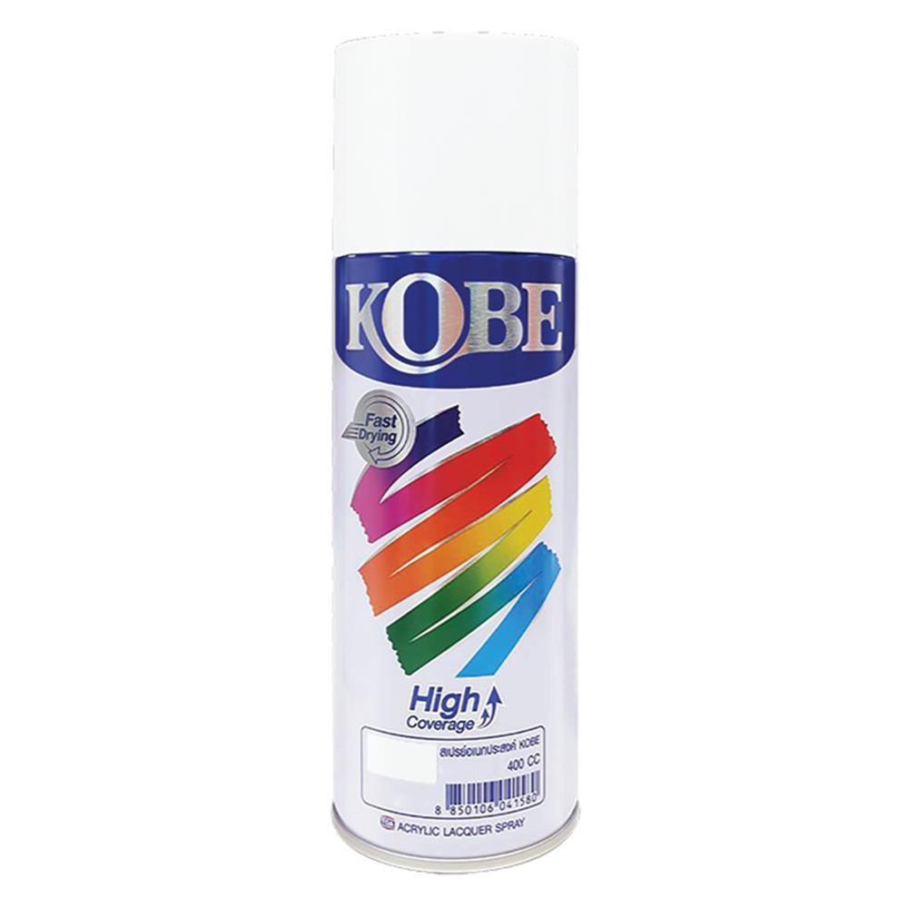 สีสเปรย์รองพื้น ชนิดด้าน TOA KOBE F100 สีขาว 400 ซีซี
