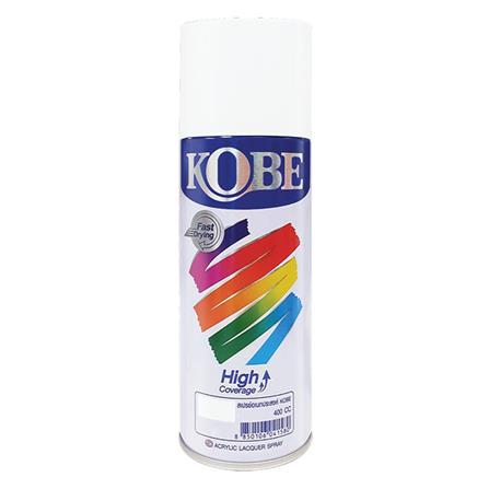 สีสเปรย์รองพื้น ชนิดด้าน TOA KOBE F100 สีขาว 400 ซีซี_0