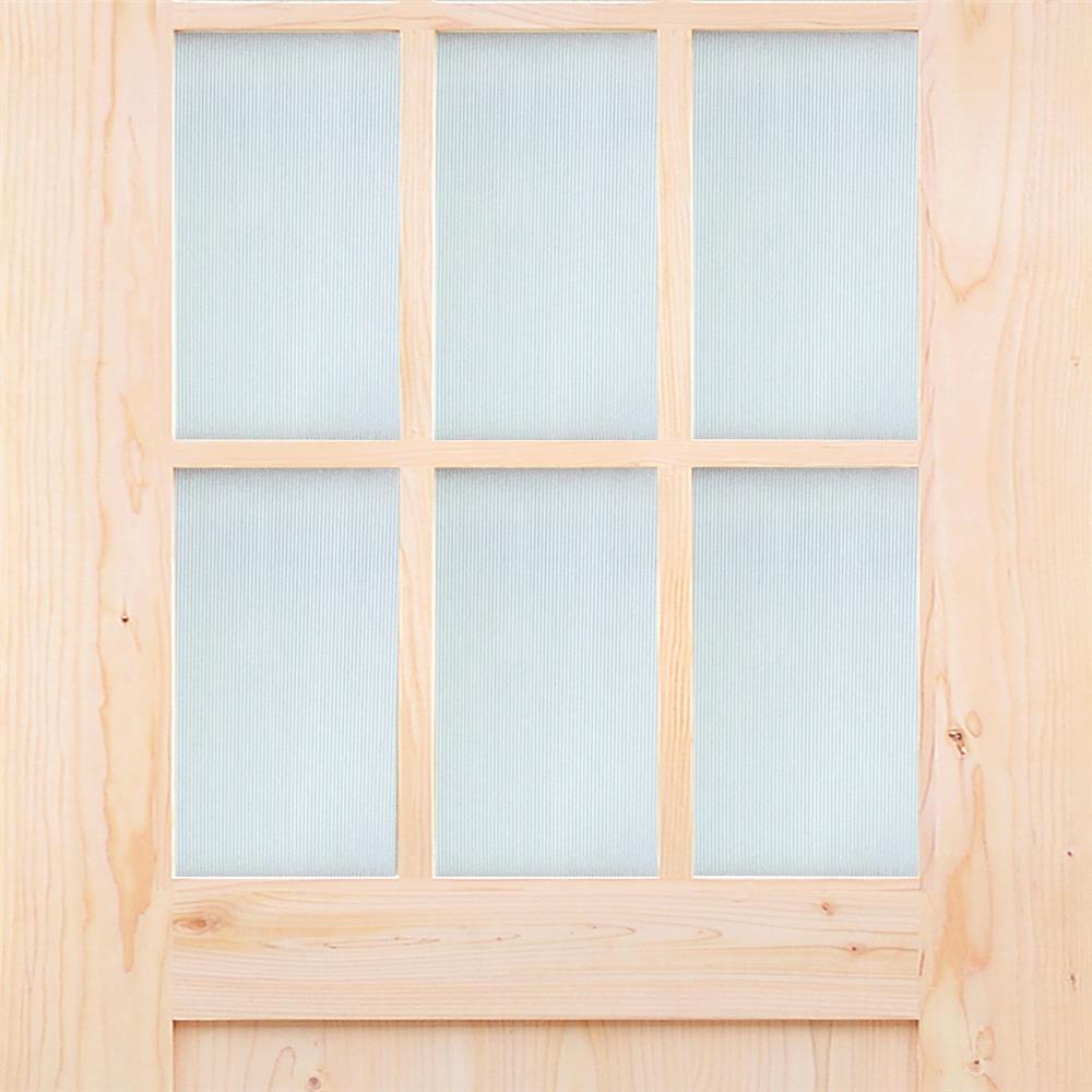 ประตูไม้เฮมล็อกเฟอร์ AZLE ZEN 100X200 ซม. สีธรรมชาติ ไม่เจาะลูกบิด