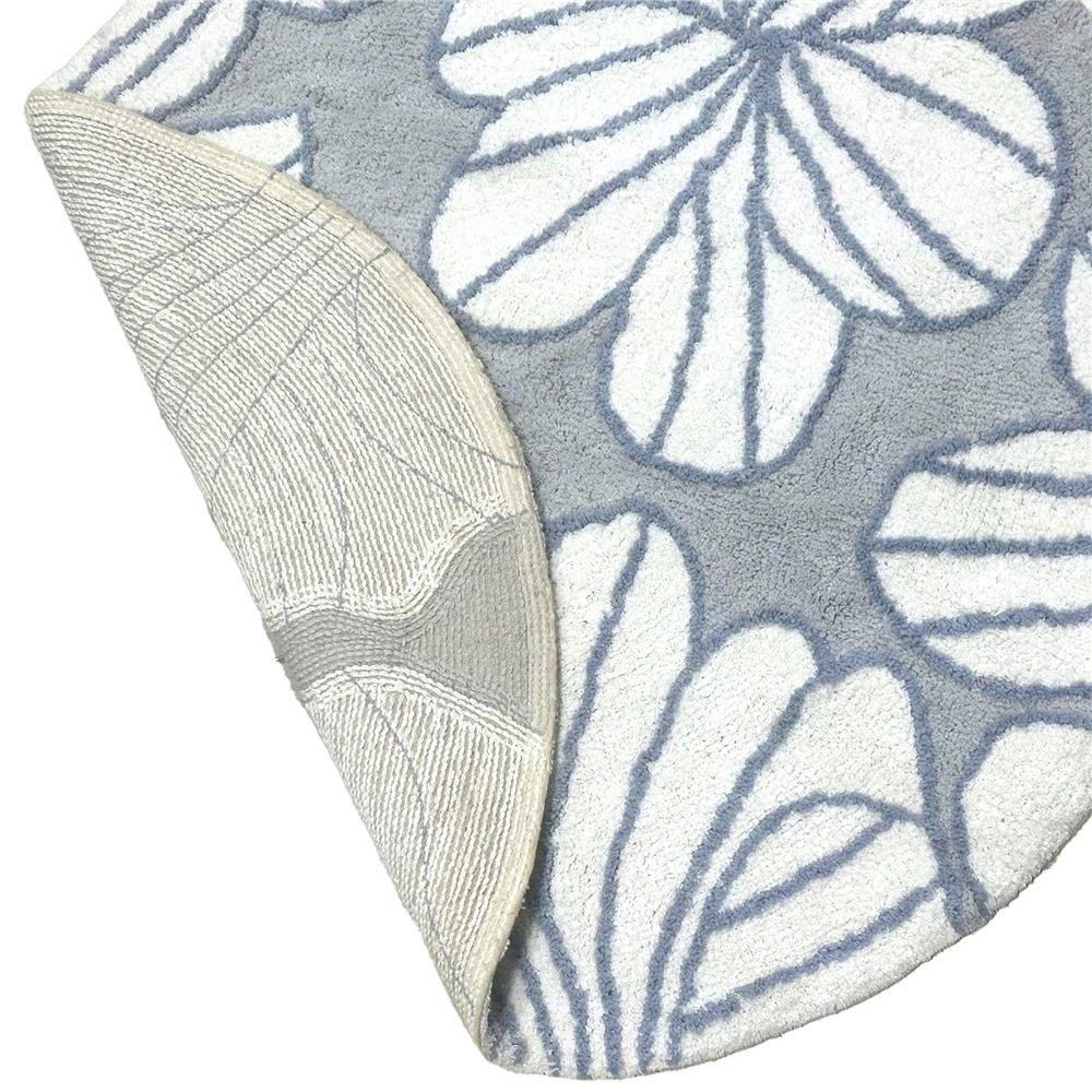 พรม HOME LIVING STYLE EMILY BLOSSOM 90X90 ซม. สีเทา