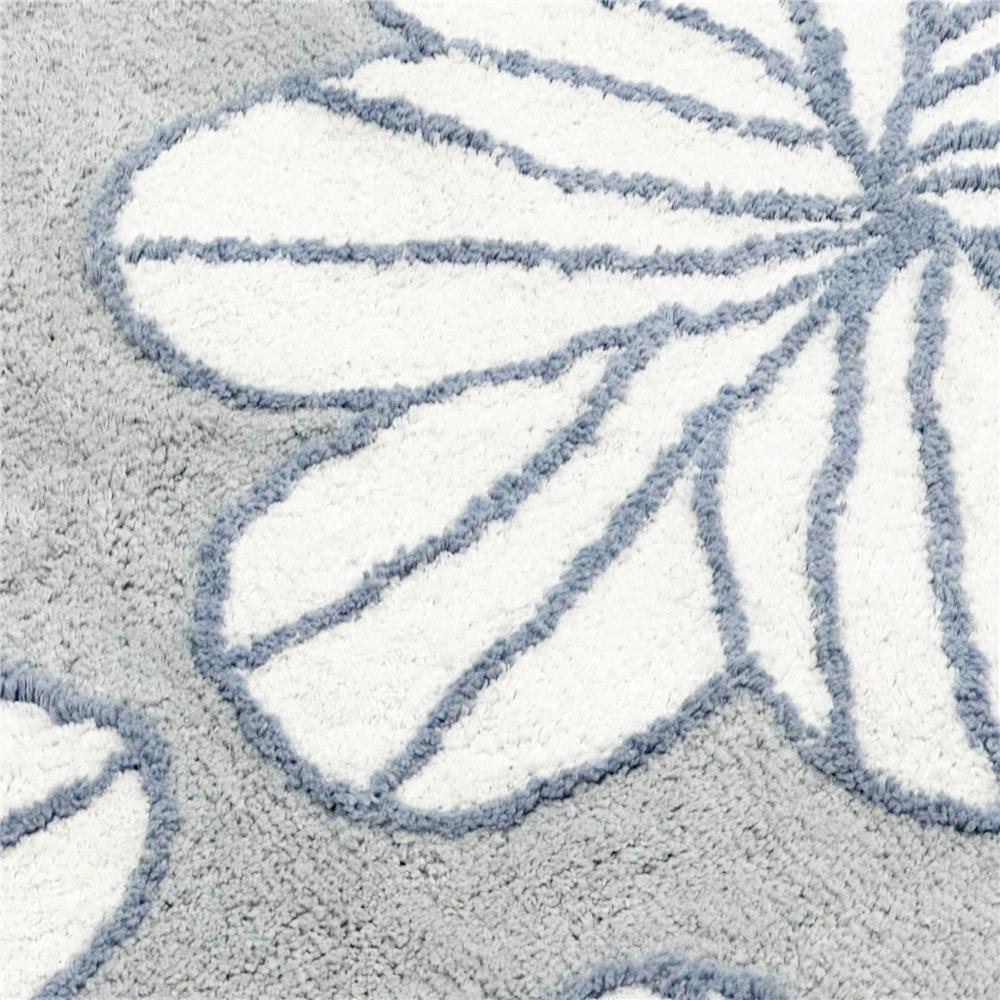 พรม HOME LIVING STYLE EMILY BLOSSOM 90X90 ซม. สีเทา