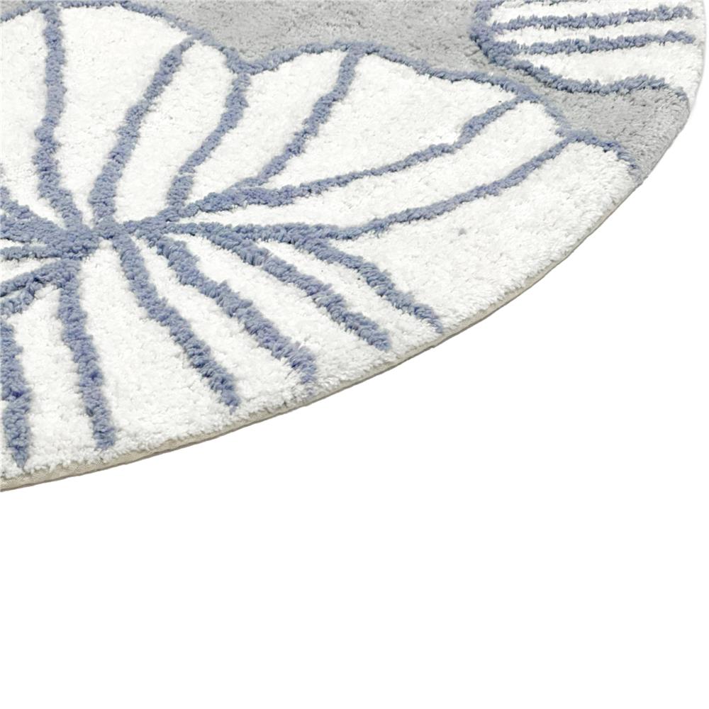 พรม HOME LIVING STYLE EMILY BLOSSOM 90X90 ซม. สีเทา