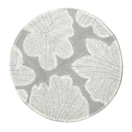 พรม HOME LIVING STYLE EMILY BLOSSOM 90X90 ซม. สีเทา_5