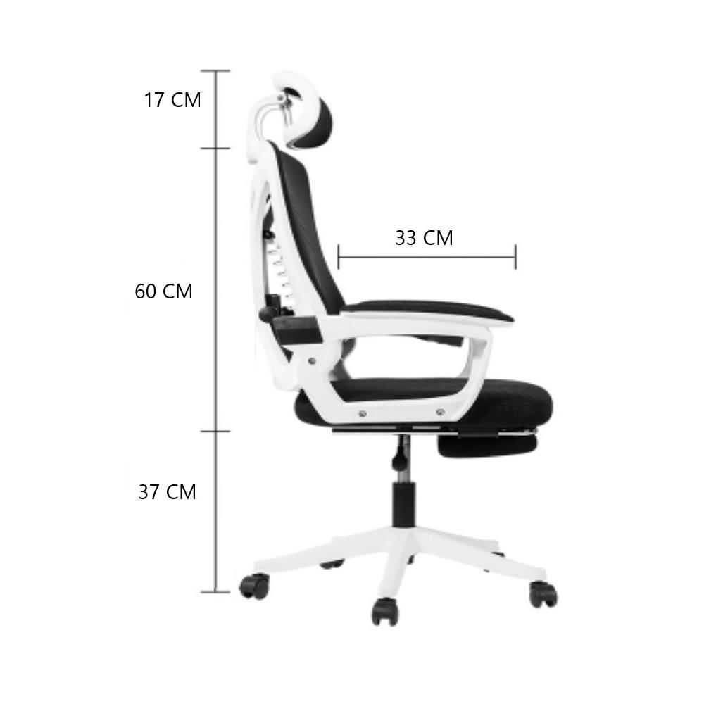 เก้าอี้สำนักงาน DELI E4935-GR-01 สีเทา