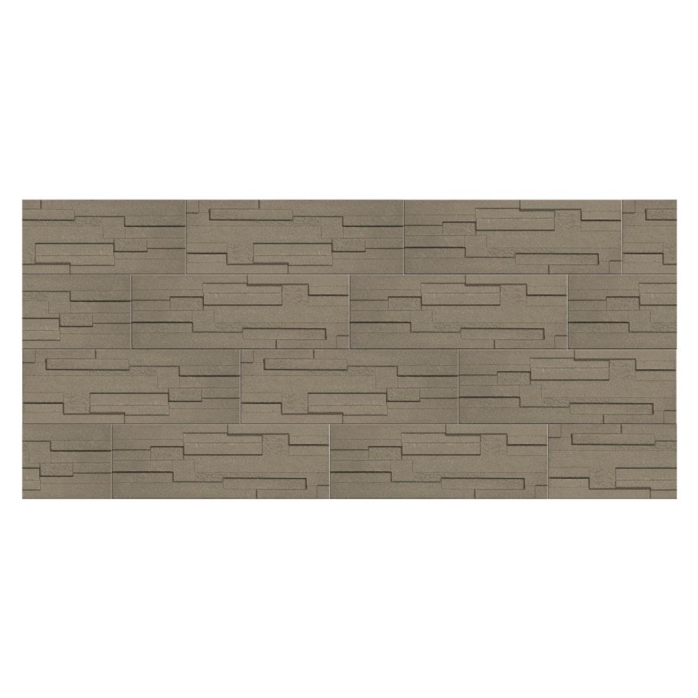 กระเบื้องพอร์ซเลน 4.5x13 นิ้ว BEZEN EM3381 ยูโร โมเดิร์น เกรย์