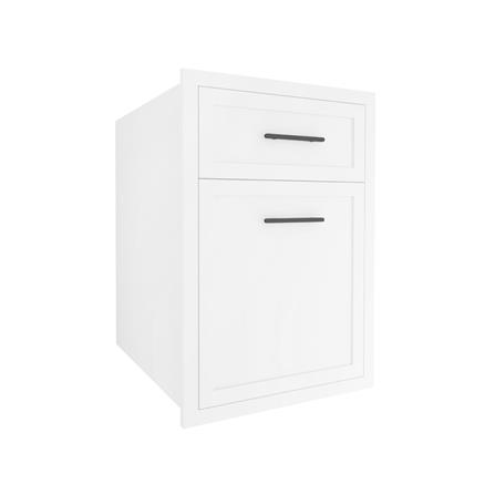 ตู้ลิ้นชัก MJ SLIM SHAKER 46x66 ซม. สี WHITE PEARL_1