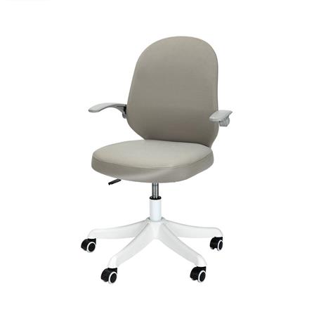 เก้าอี้สำนักงาน DELI E4942-WH-01 สีเทา/ขาว_0