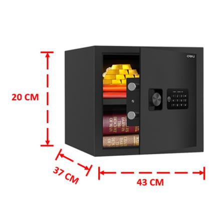 ตู้นิรภัย ELECTRONIC DELI ET531-BK-01 สีดำ_5