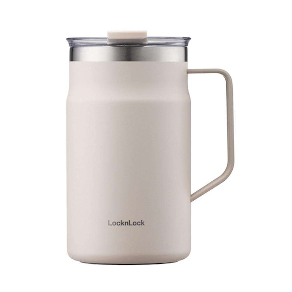 กระติกสุญญากาศ LOCKNLOCK METRO LHC4282 600 มล. สีเบจ