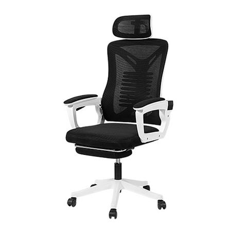 เก้าอี้สำนักงาน DELI E4935-BK-01 สีดำ/ขาว_0