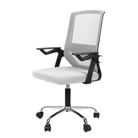 เก้าอี้สำนักงาน DELI E4931-BC-01 สีเทา/ดำ_0