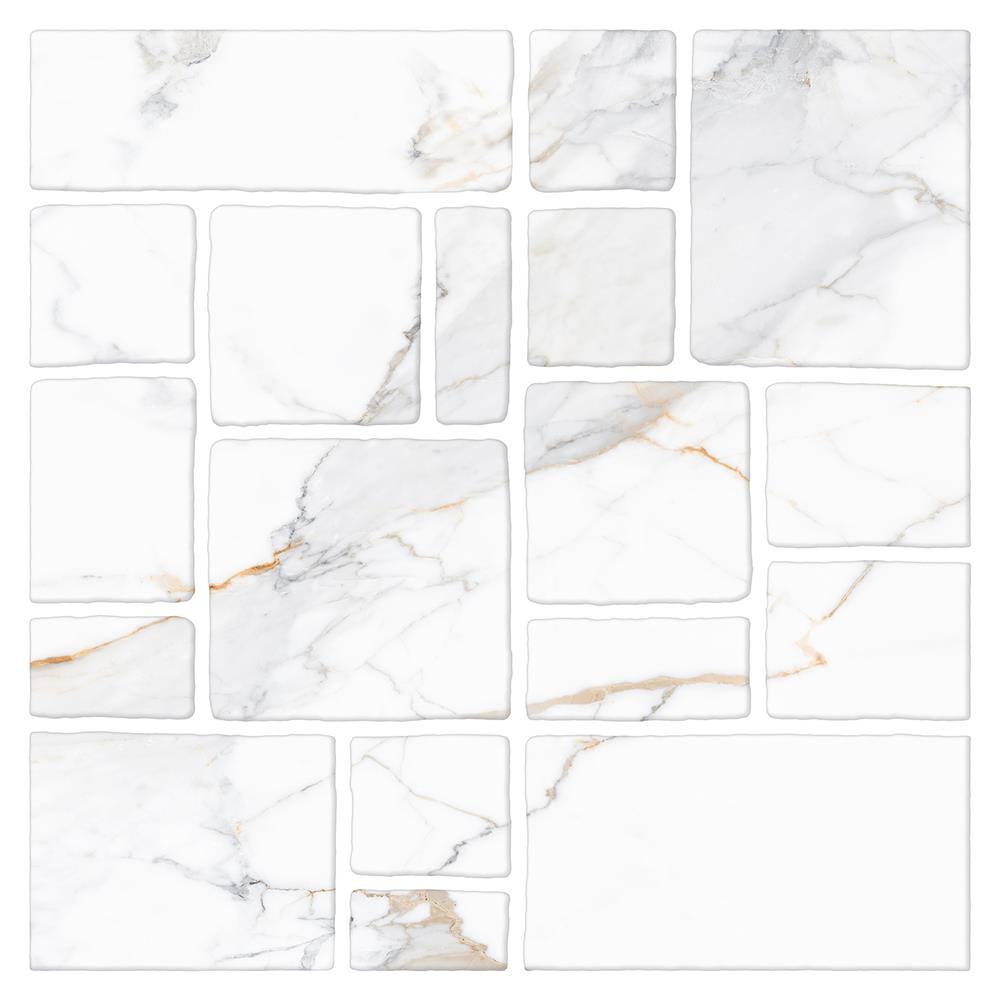 กระเบื้องพื้น 16x16 นิ้ว DURAGRES เบรนตั้น ขาว A 0.96 ตร.ม.